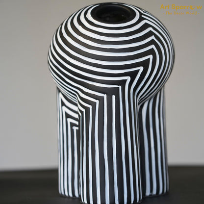 Zebra Pattren Flower Vase