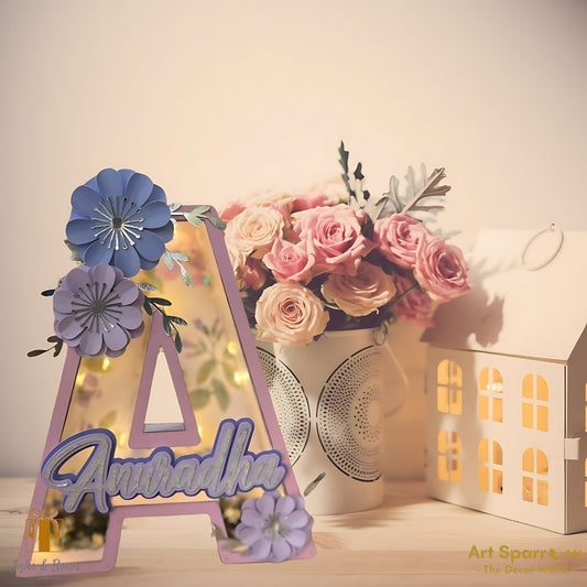 Customizable Personalized Alphabet Monogram | Inks & Bows