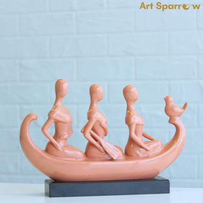 Sailor and Segal Polyresin Statue