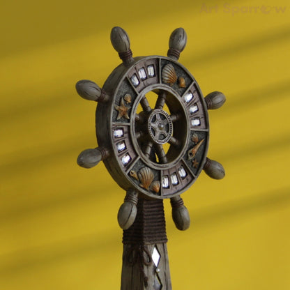 Ship Wheel Table Decor