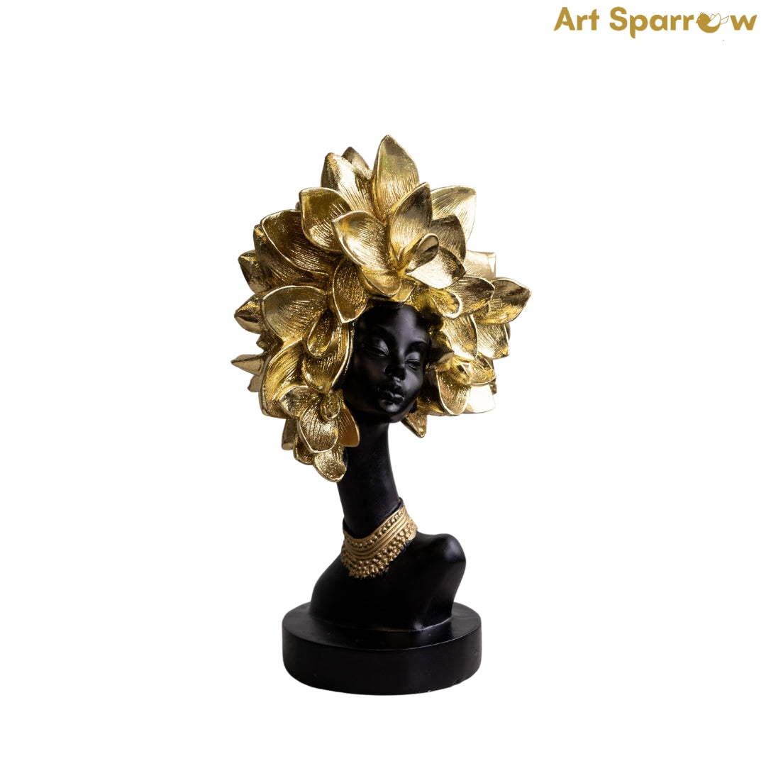 African Black Beauty Table Decor Showpiece