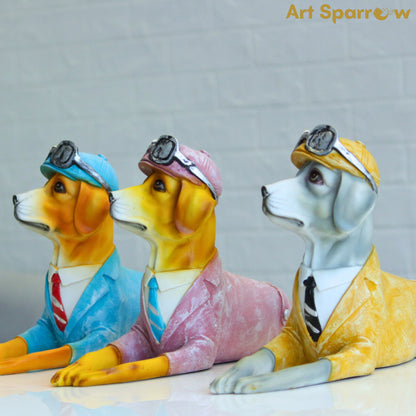 Polyresin Dog Statue