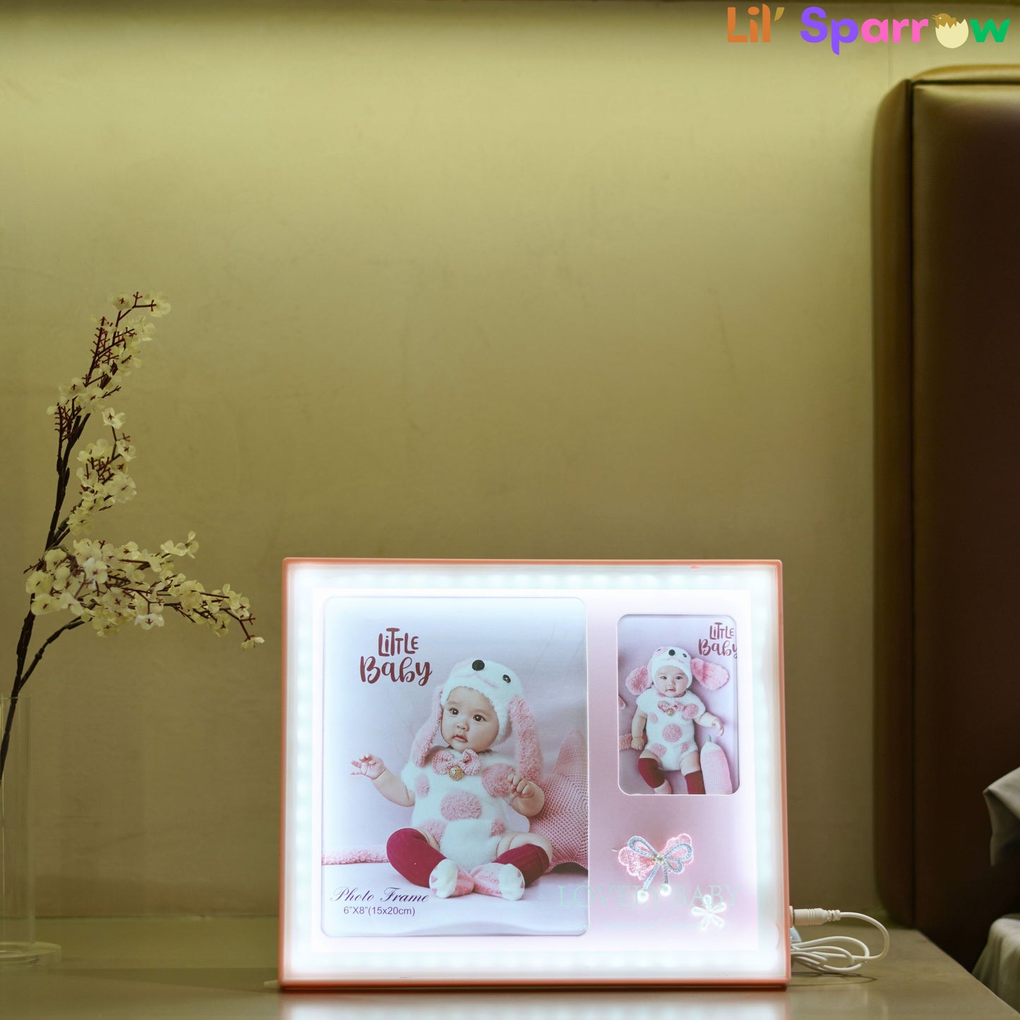 Baby Photo frame Frame Kit with LED Ligh