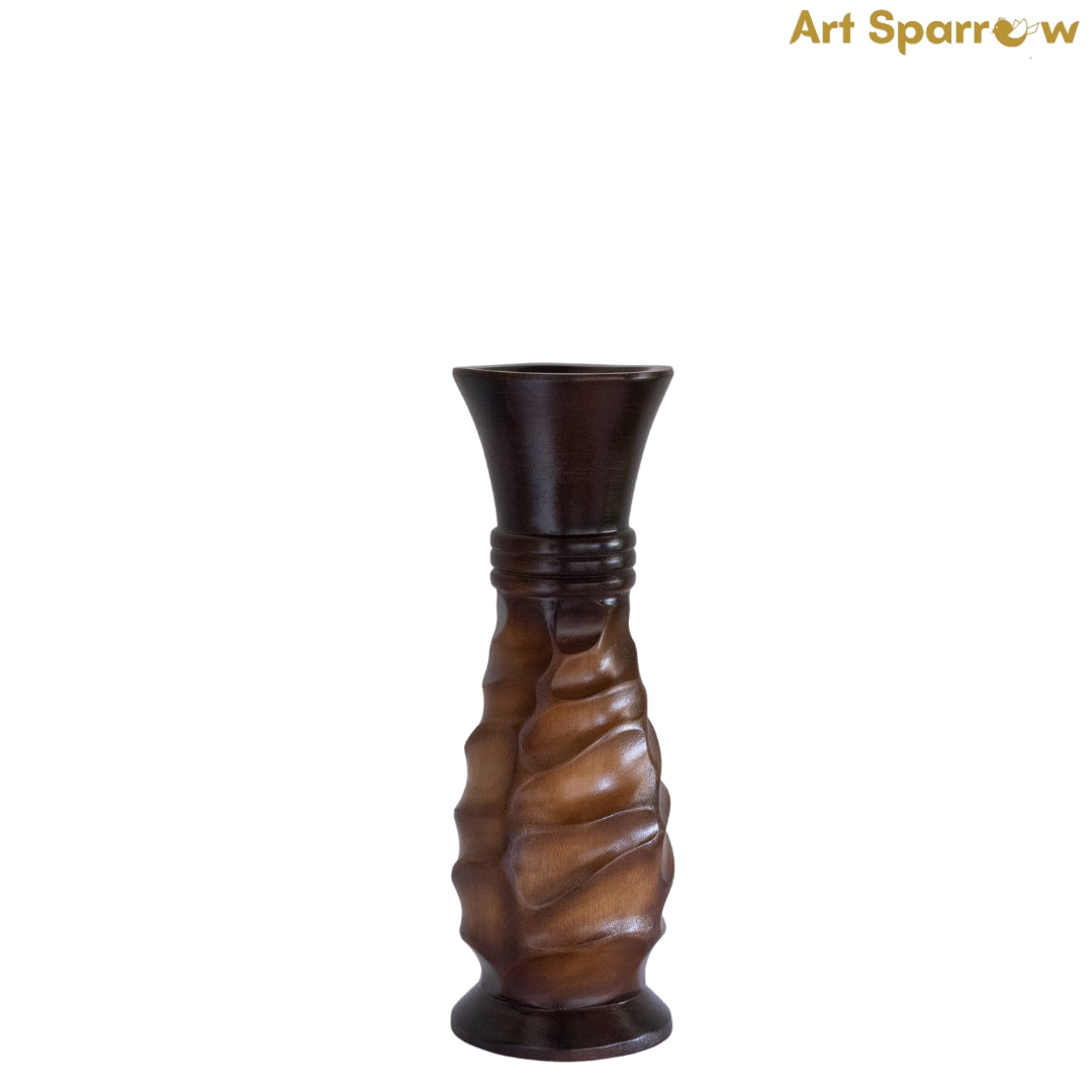 Unique Wooden Vase