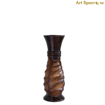 Unique Wooden Vase