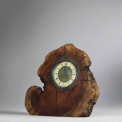 Cedar Wood Table Clock