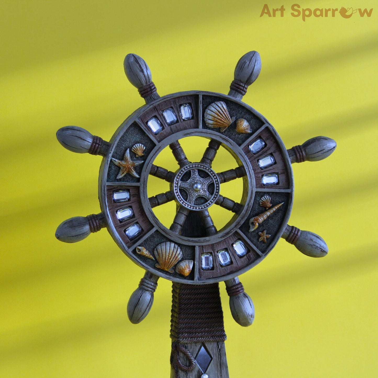 Ship Wheel Table Decor