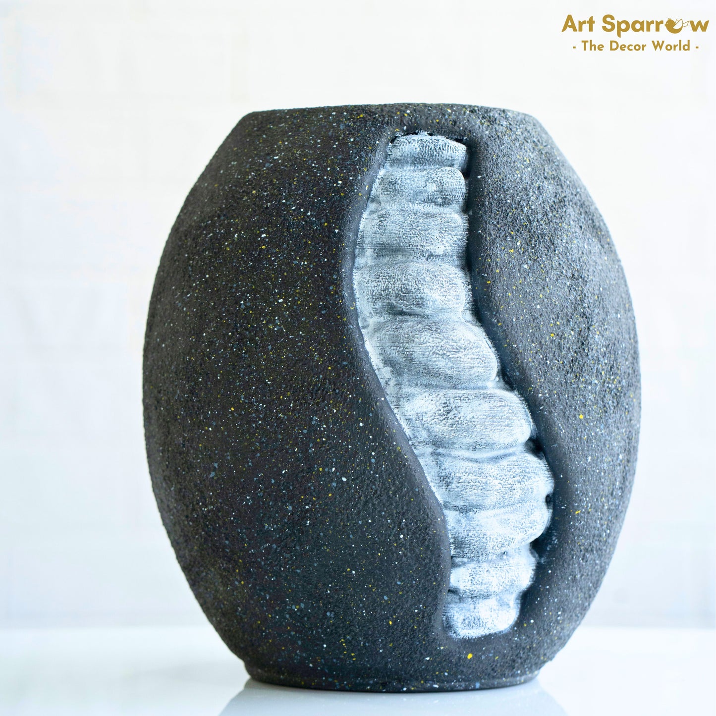 Flower Vase Stone Textured