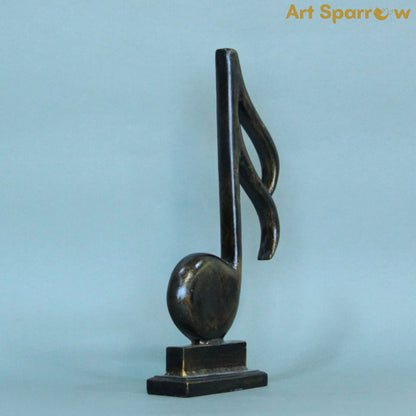 Music Note Decor Sculpture