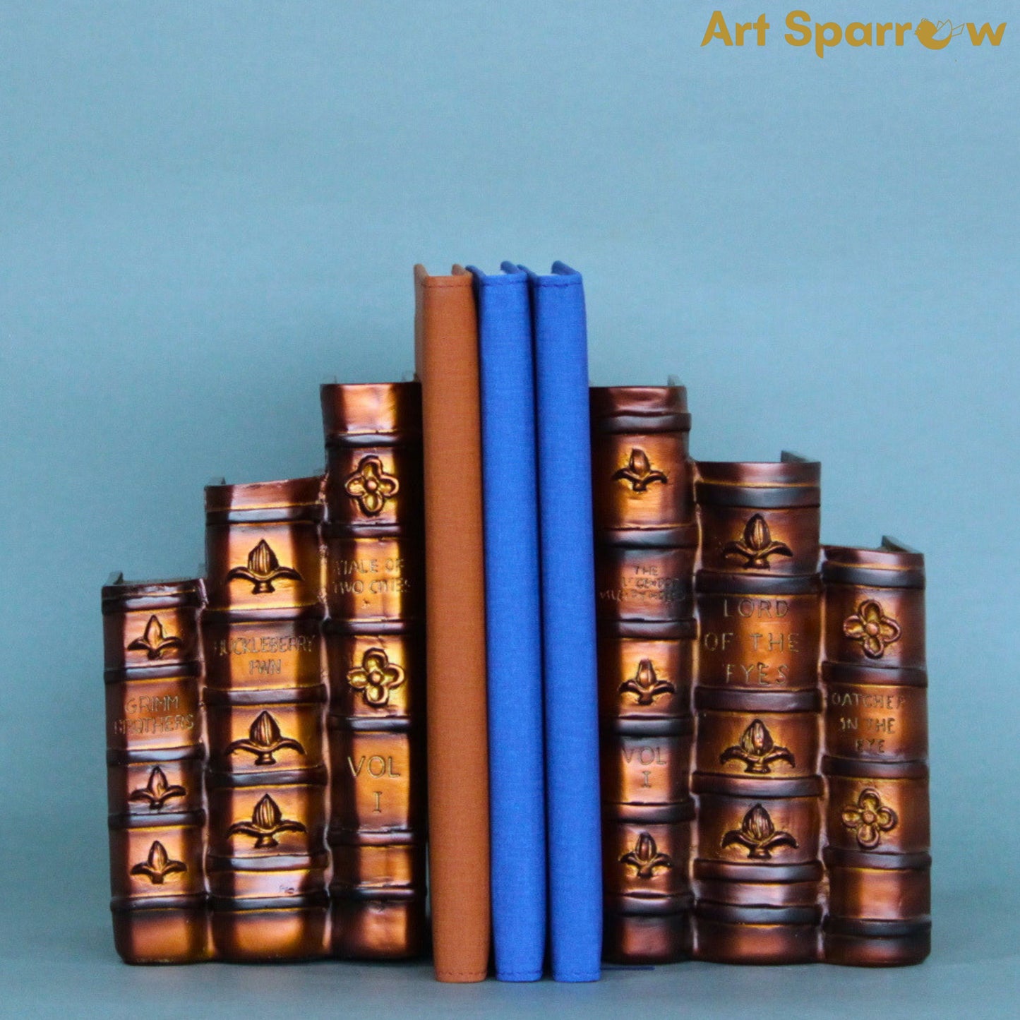 Ancient Design Bookends by Art Sparrow