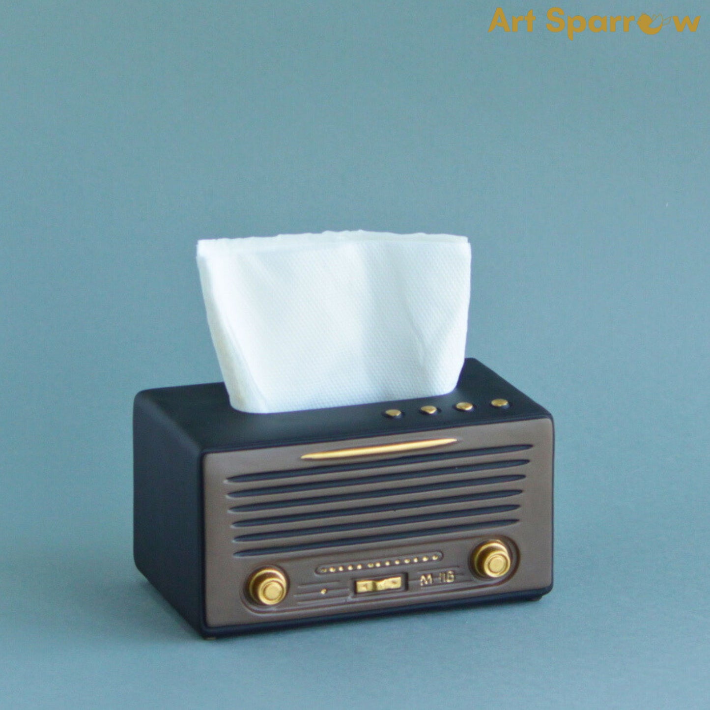 Retro Radio Tissue Holder