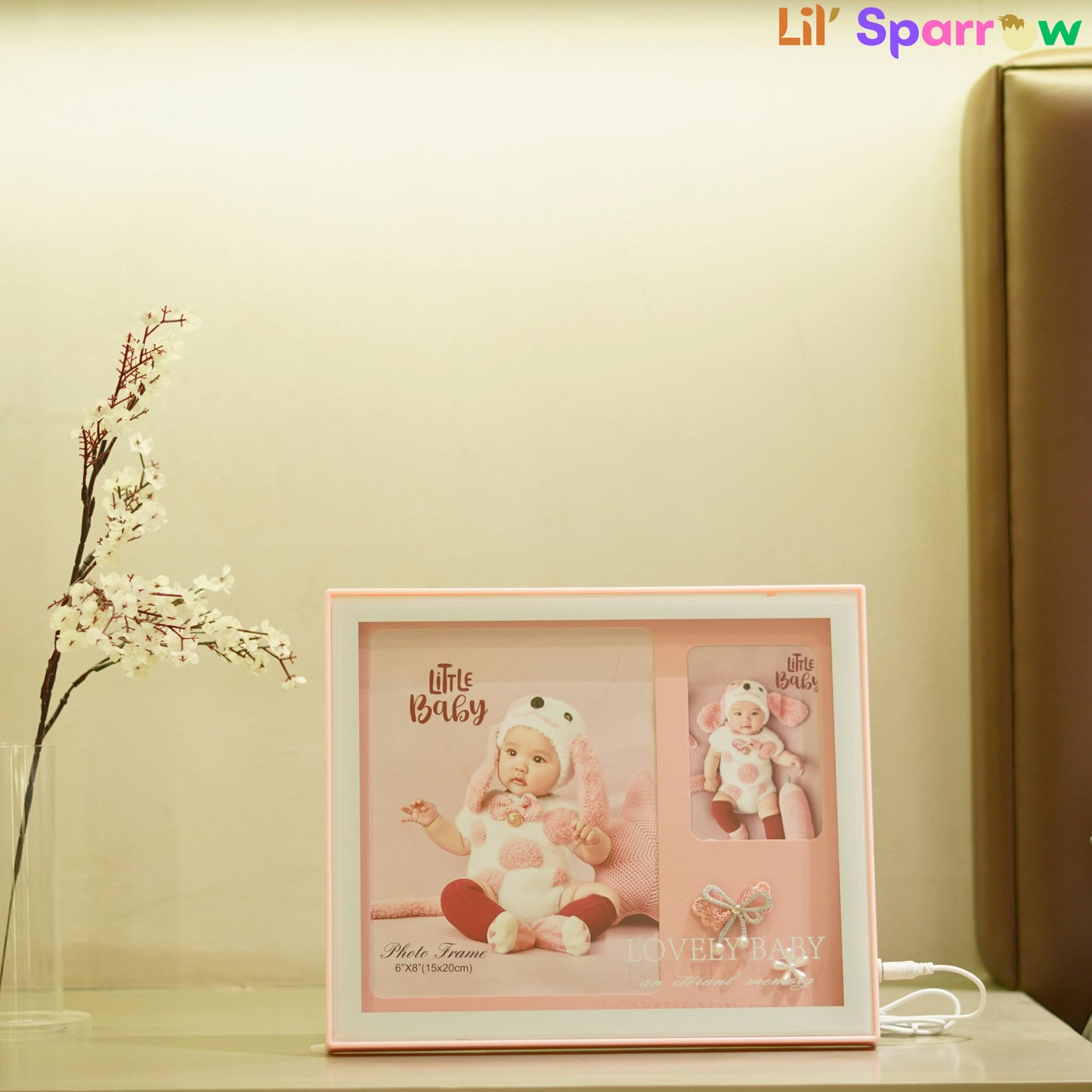 Baby Photo frame Frame Kit with LED Ligh