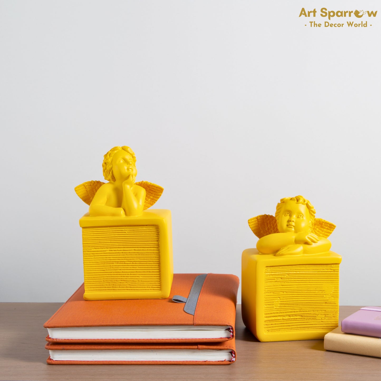 Yellow Bookends Baby Fairy