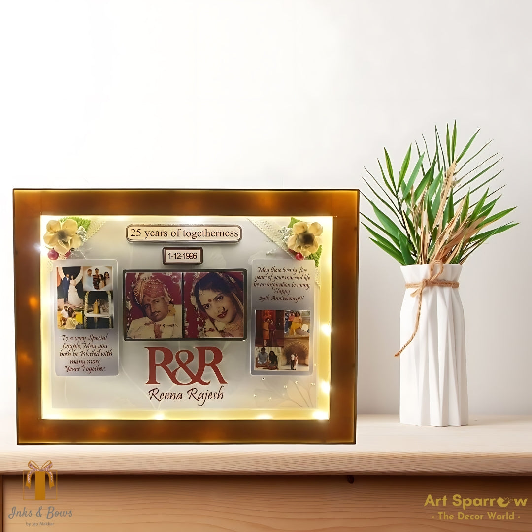 Customizable Themed Frames with LED Light | Inks & Bows