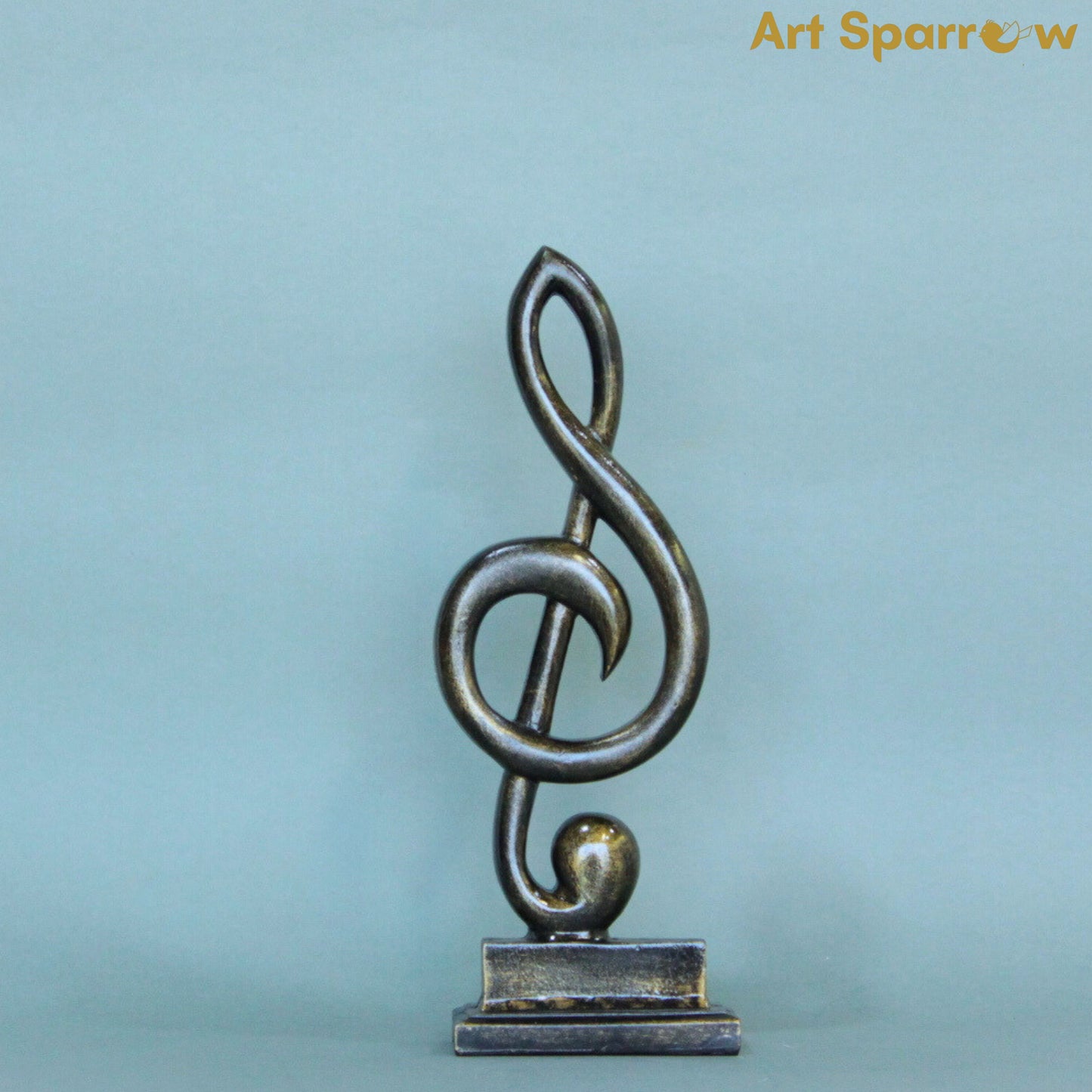 Music Note Decor Sculpture