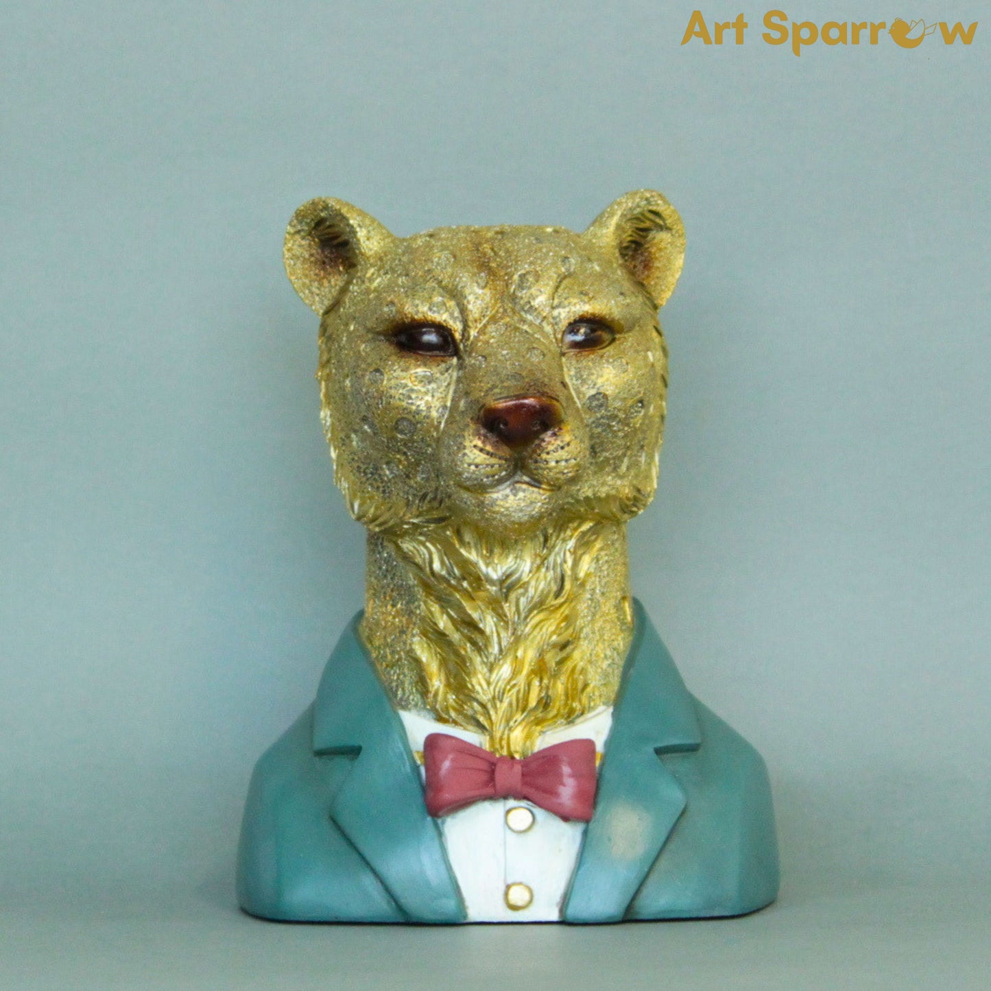 Leopard Figurine Polyresin Decor