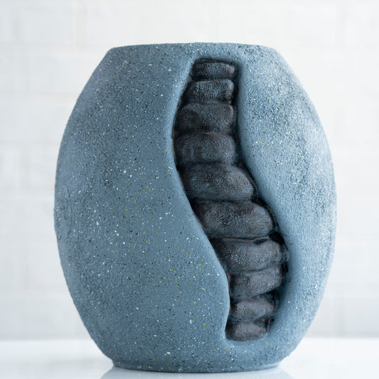 Flower Vase Stone Textured