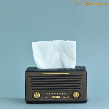 Retro Radio Tissue Holder