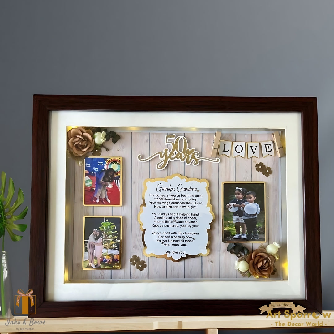 Customizable Themed Frames with LED Light | Inks & Bows