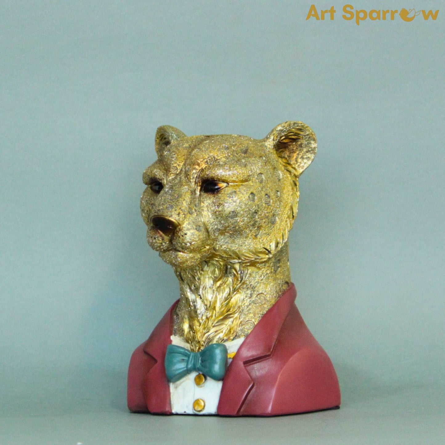 Leopard Figurine Polyresin Decor