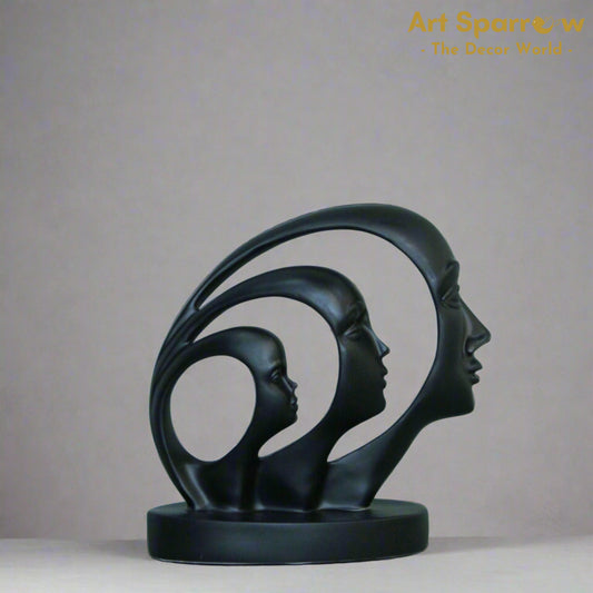 Black Beauty Face Sculpture