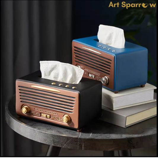 Retro Radio Tissue Holder