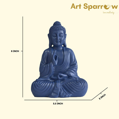 Serene Buddha Polyresin Table Art