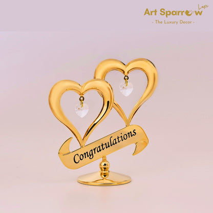 Couple Heart Congratulations Message