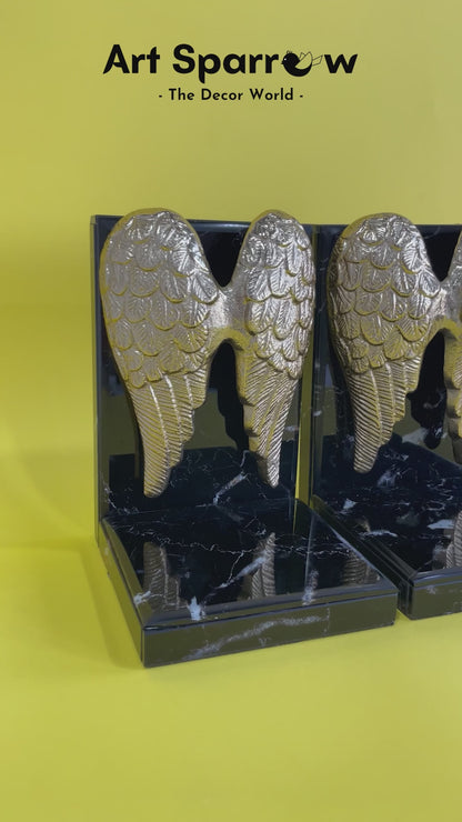 Golden Wing Bookends