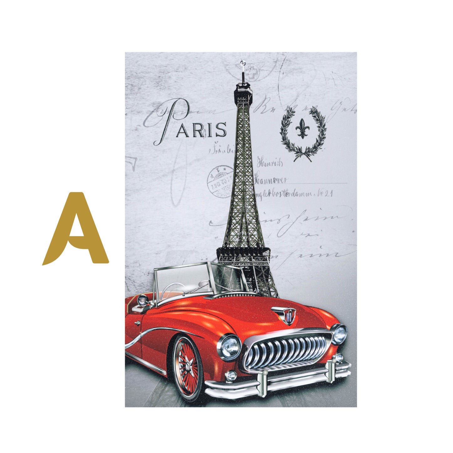 Wonders Paris Premium Trio Canvas Painting Theme (Set of 3)